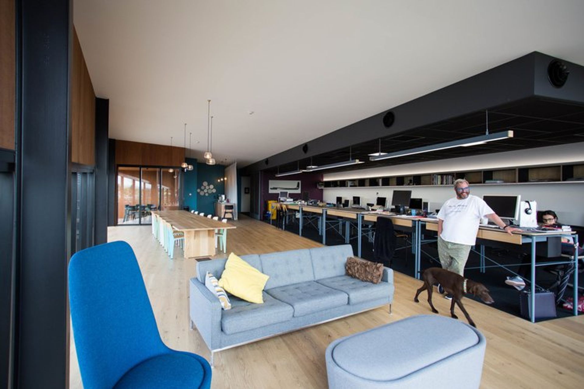 Mezz Box - Steel Fabricated Sliding Doors and Table Framework