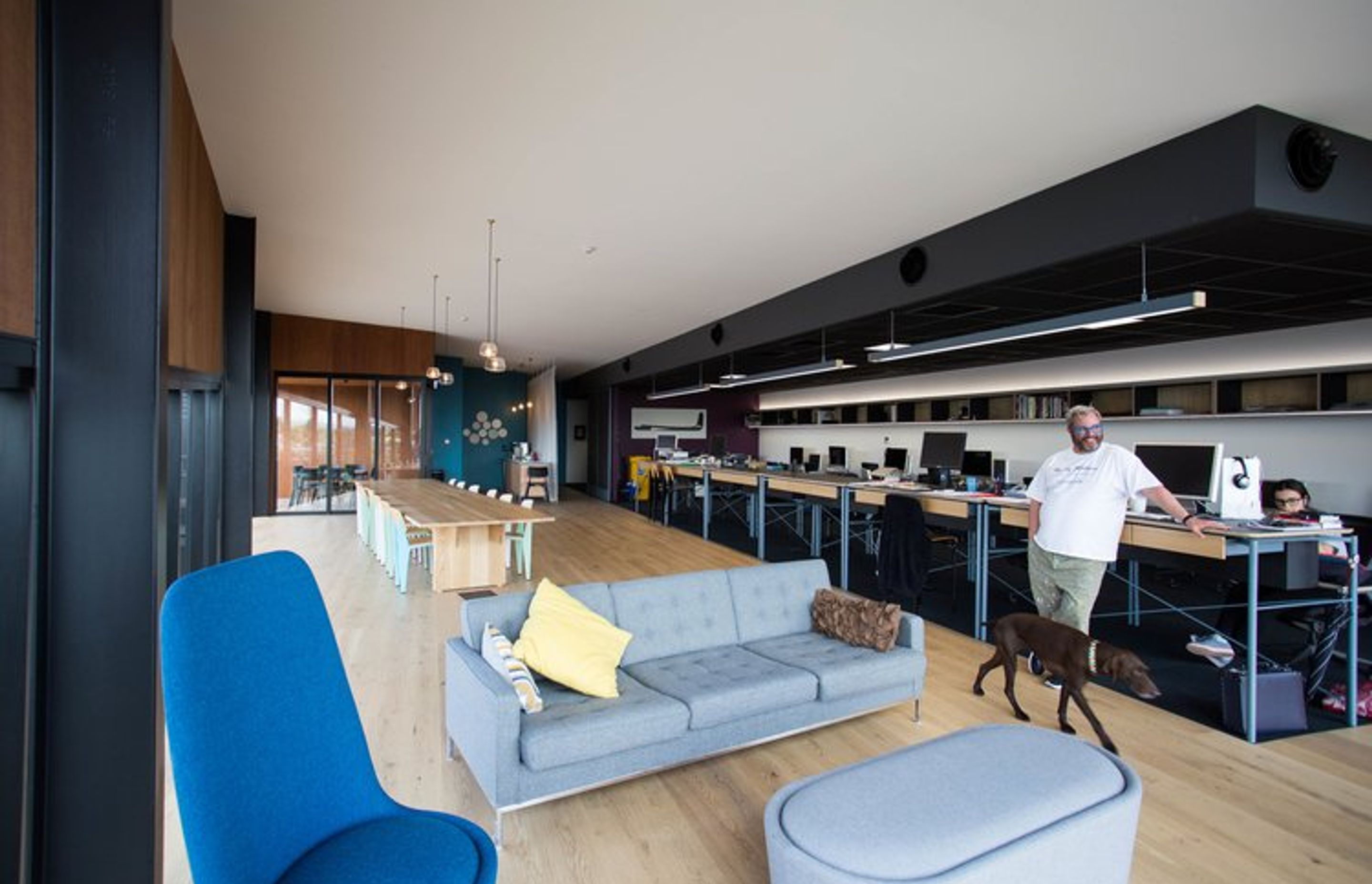 Mezz Box - Steel Fabricated Sliding Doors and Table Framework