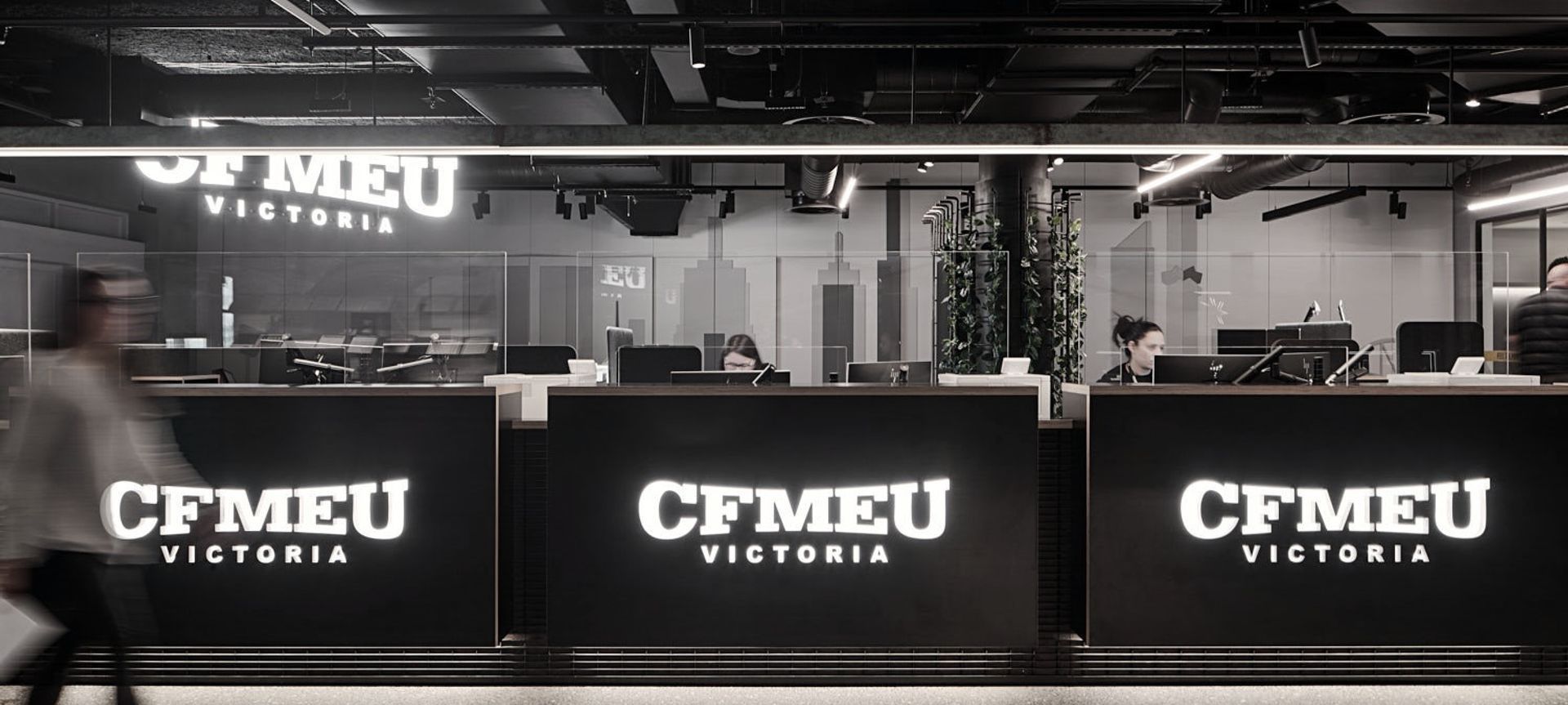 CFMEU Headquarters Membership banner