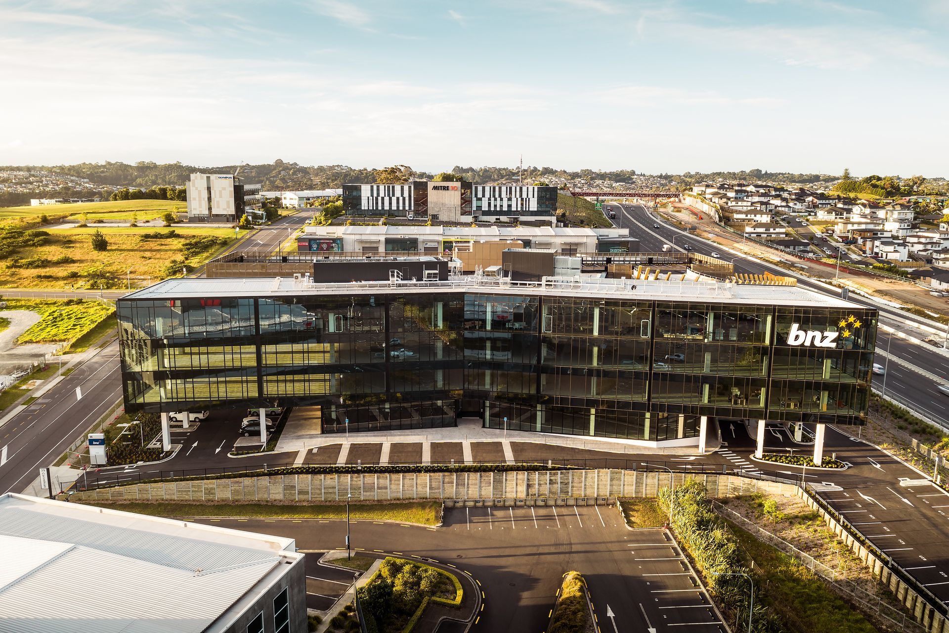 The impressive office space is complemented by a cafe and soon-to-be gym on the ground floor.