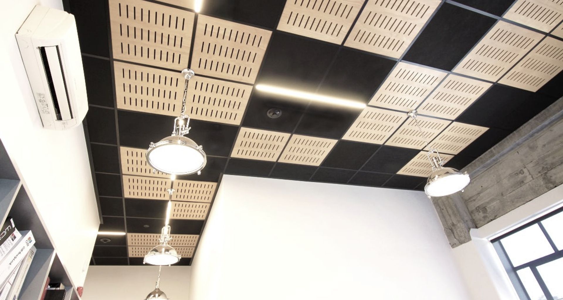 Mixed Media Ceiling at DLA Architects - Wellington banner