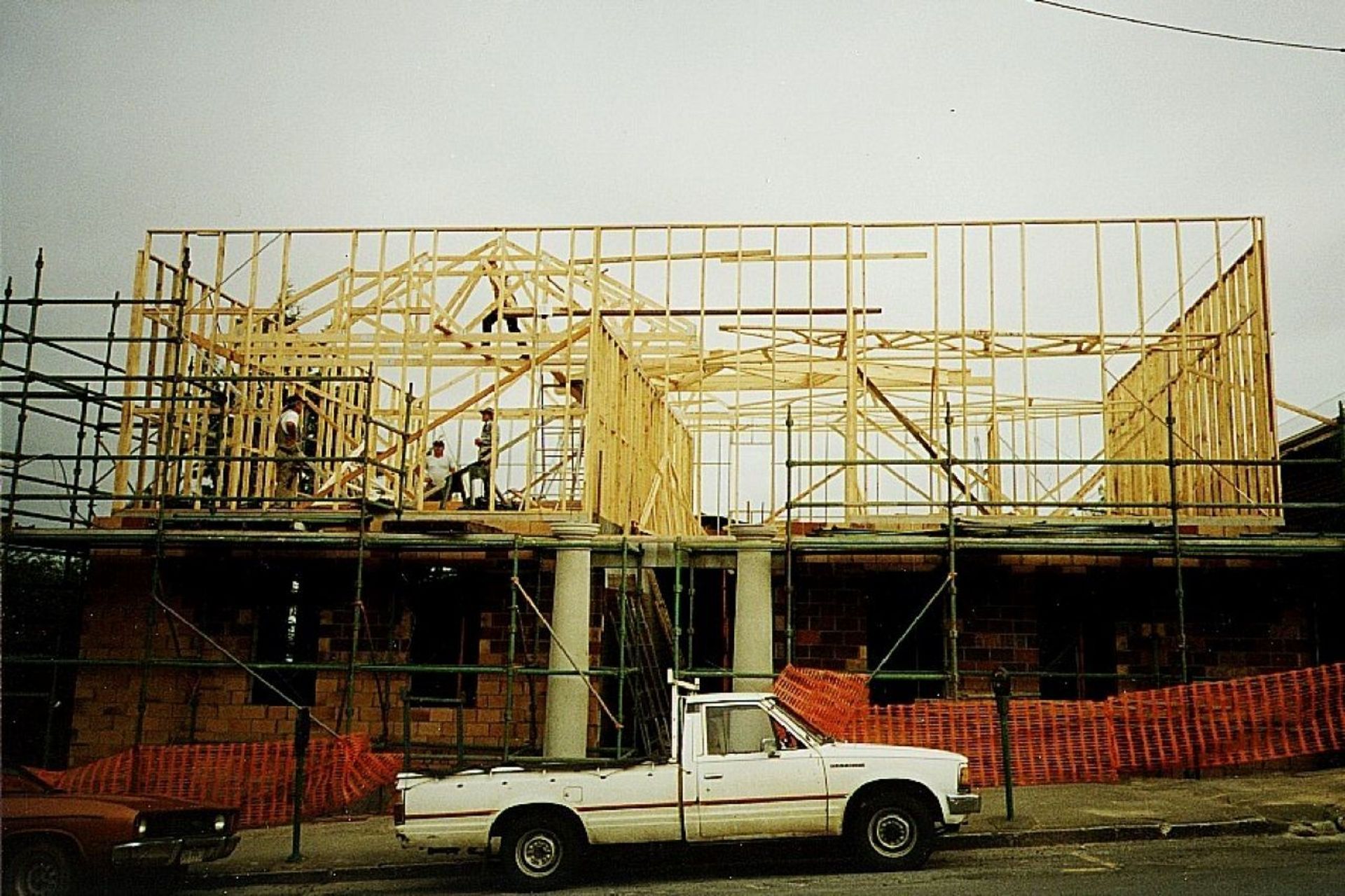 Framing. Photography: Hawksley Developments