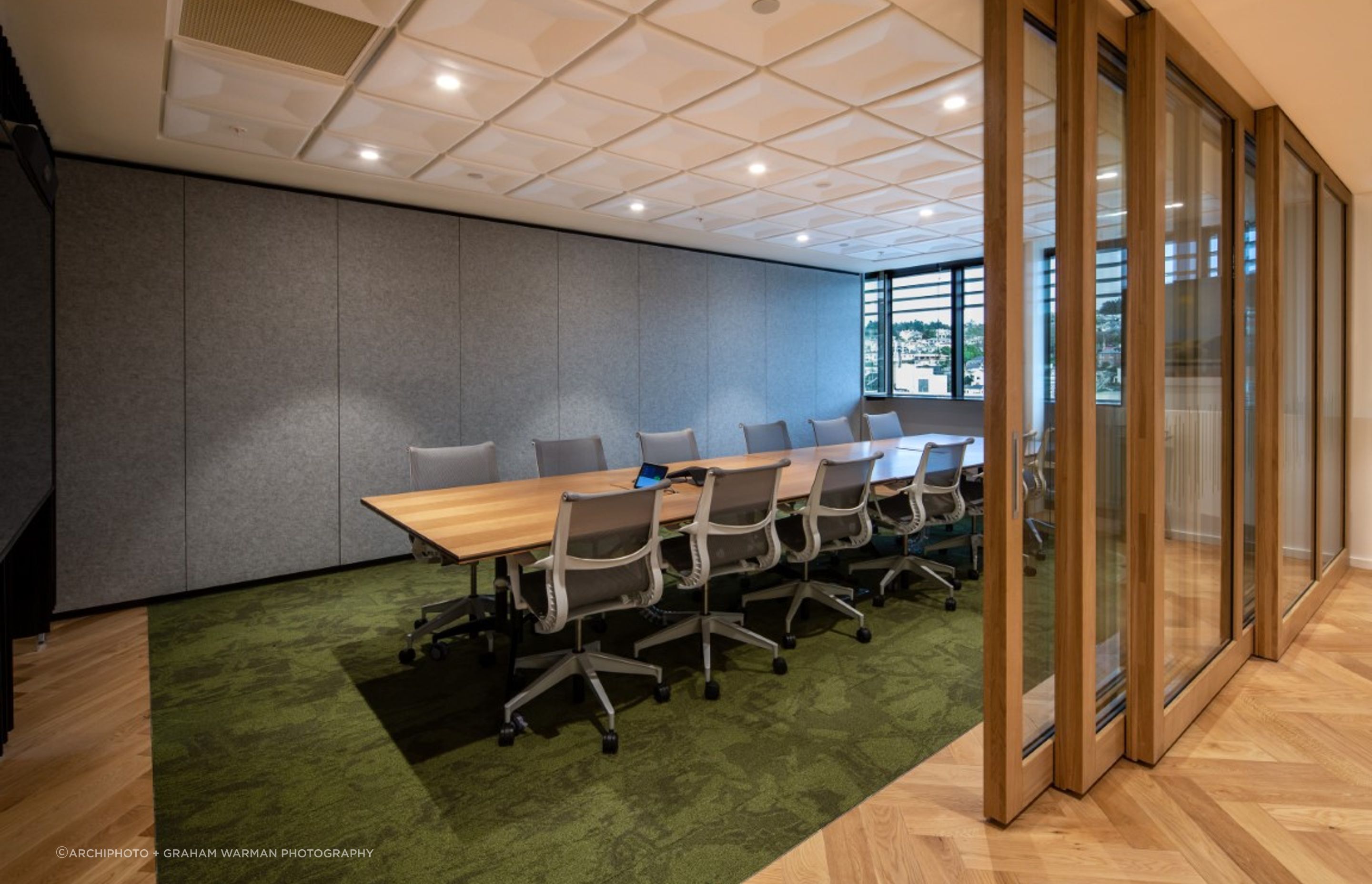 Conference Room - closed operable wall