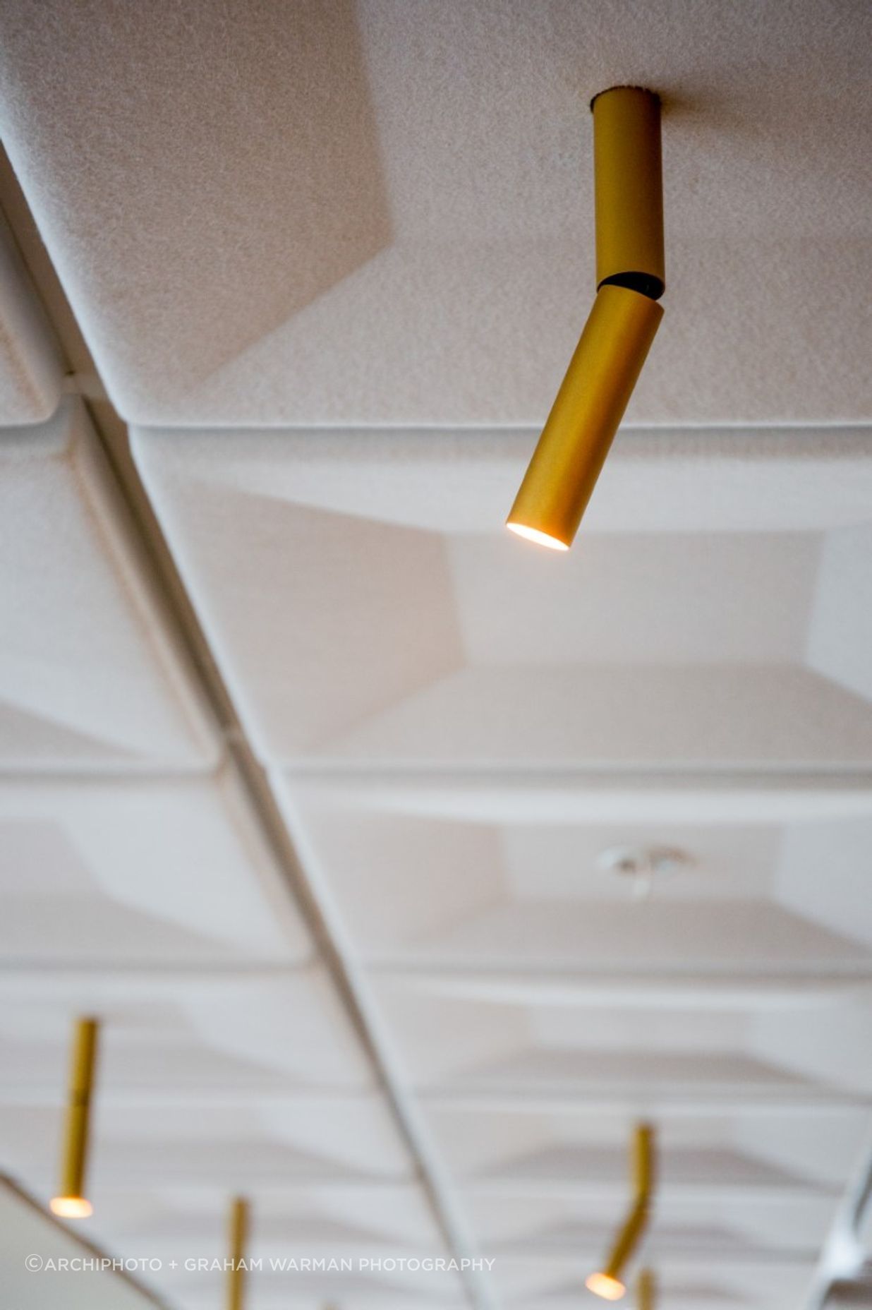 Detail - bespoke acoustic ceiling tile