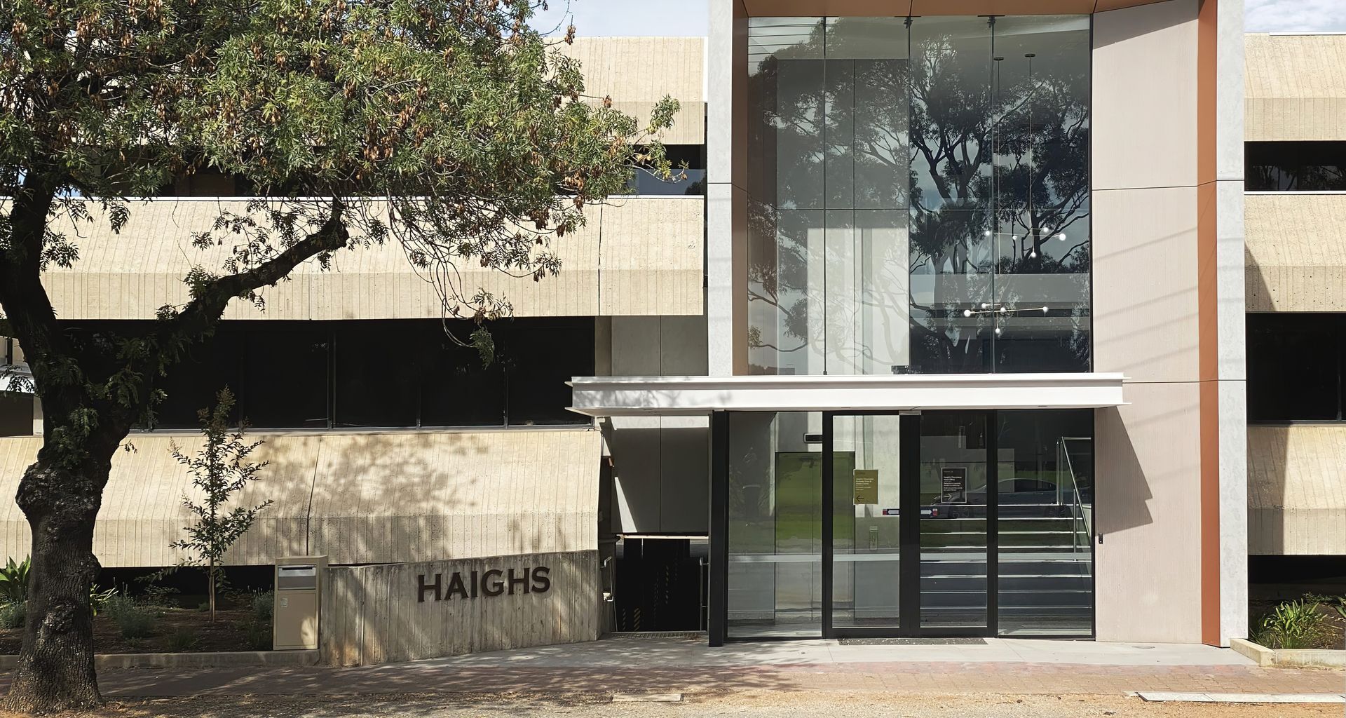 Haigh's Head Office banner