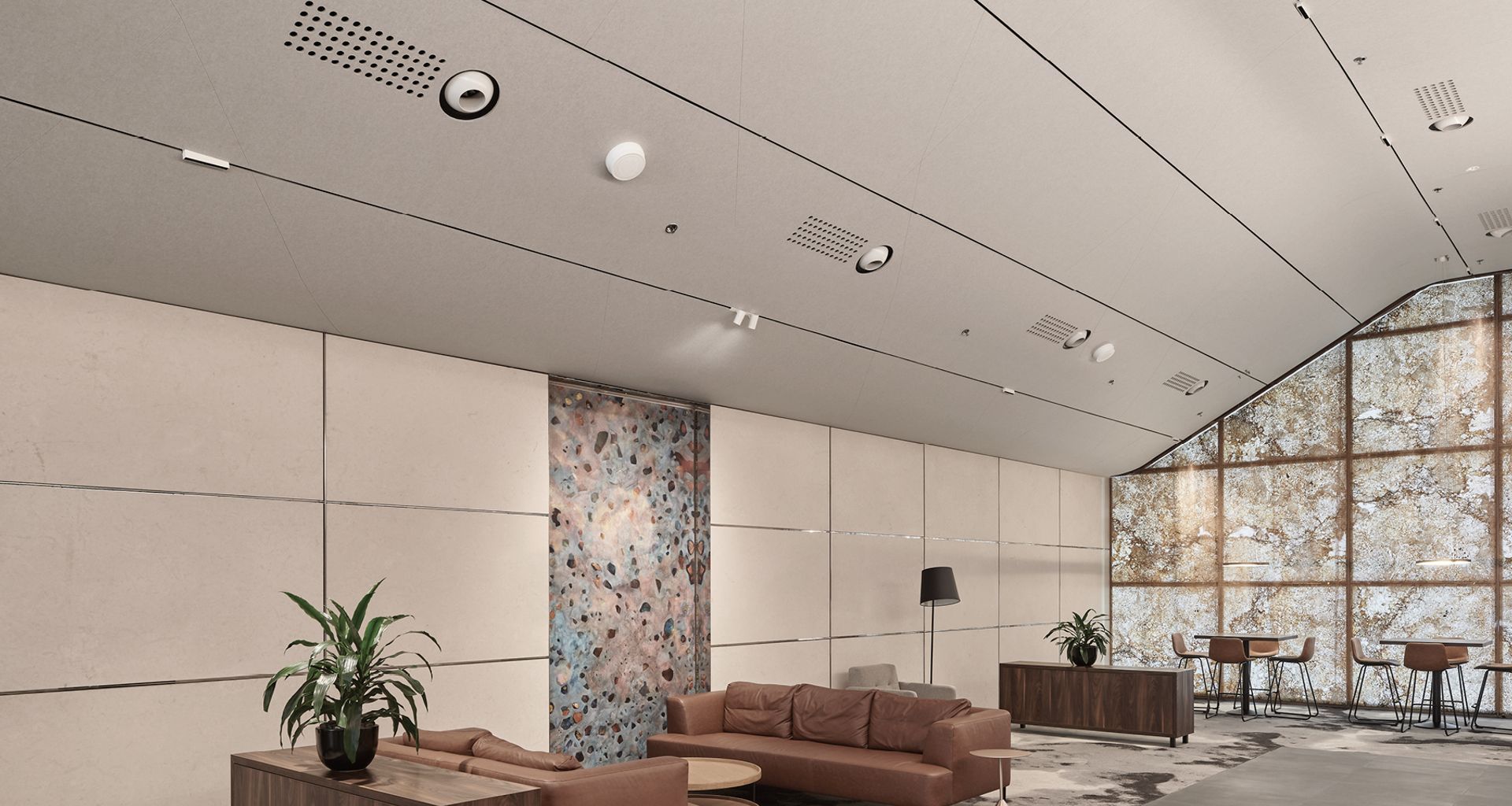 Acoustic Solution For Westralia Plaza's Bustling Lobby banner