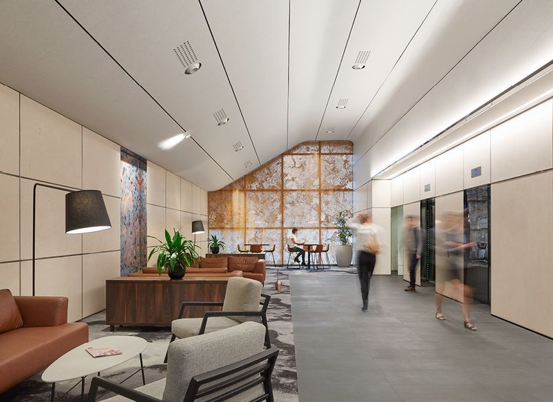 Acoustic Solution For Westralia Plaza's Bustling Lobby