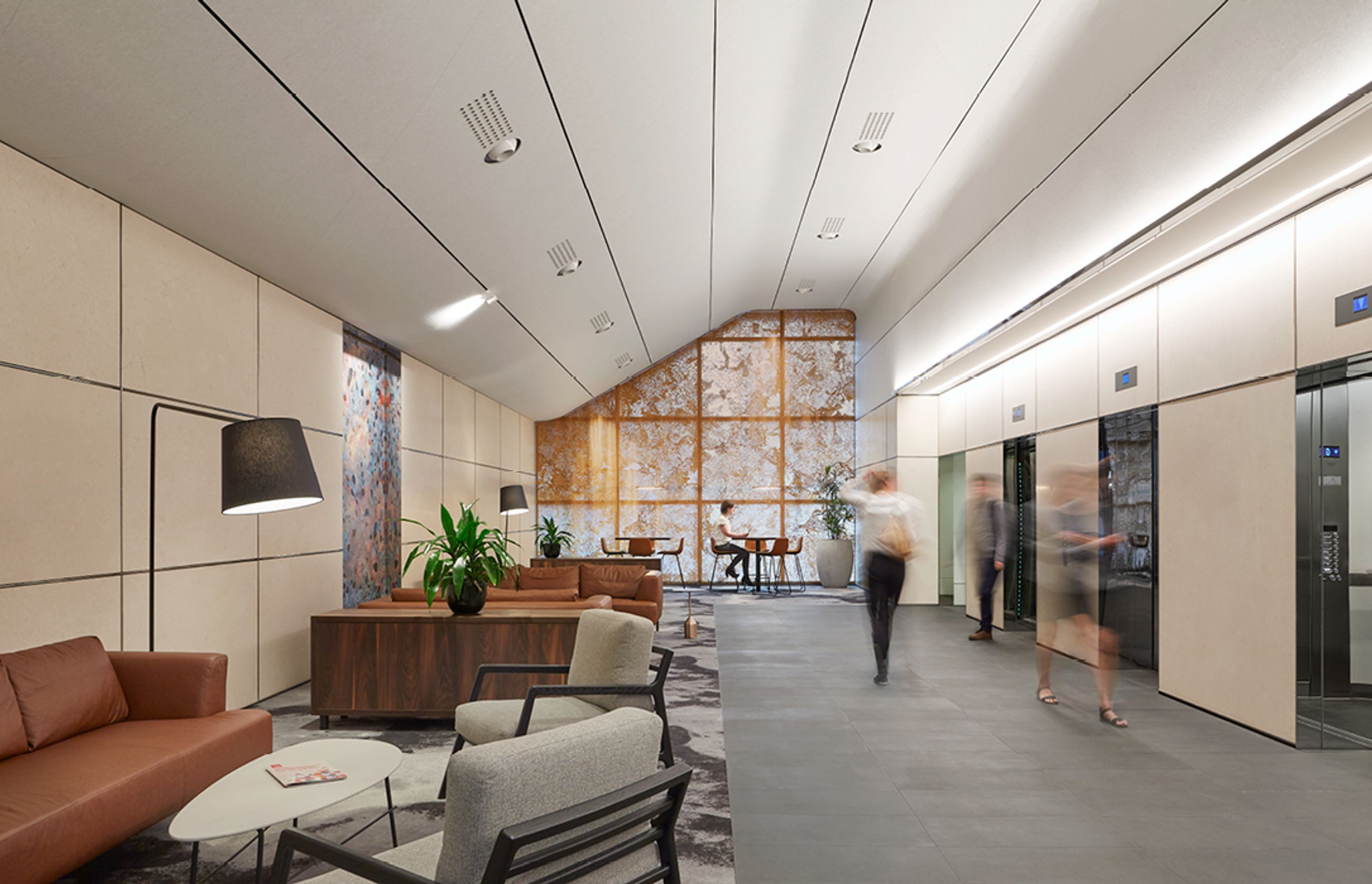 Acoustic Solution For Westralia Plaza's Bustling Lobby
