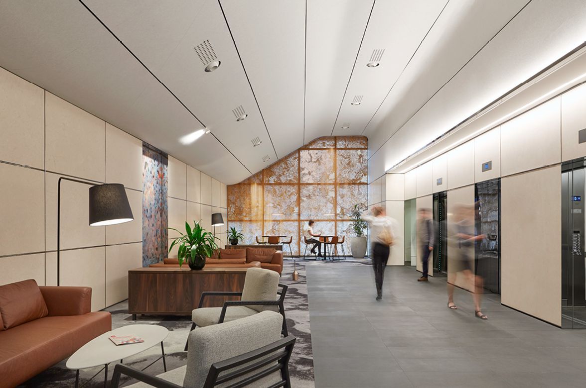 Westralia Plaza’s Bustling Lobby