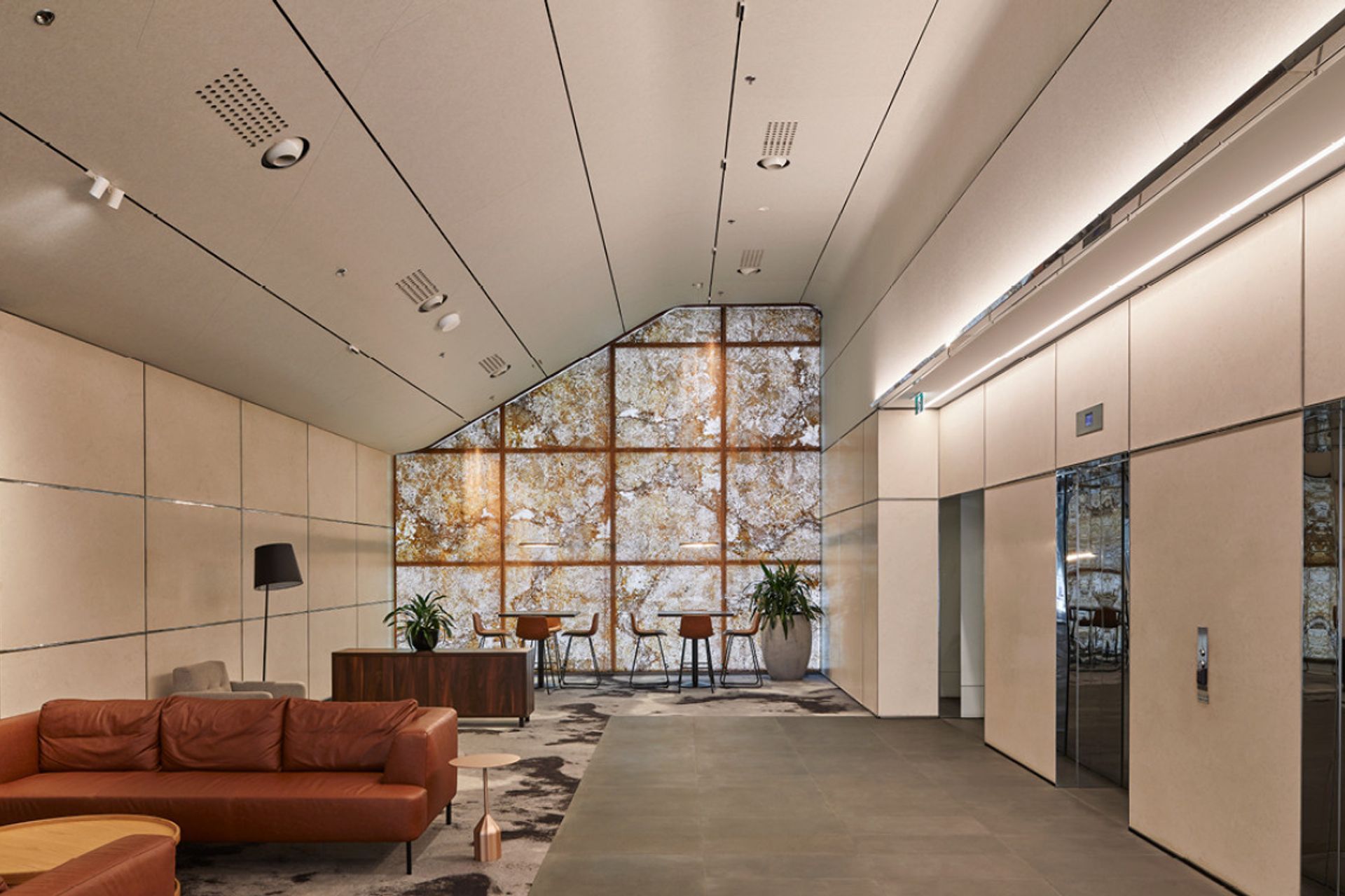 Acoustic Solution For Westralia Plaza's Bustling Lobby