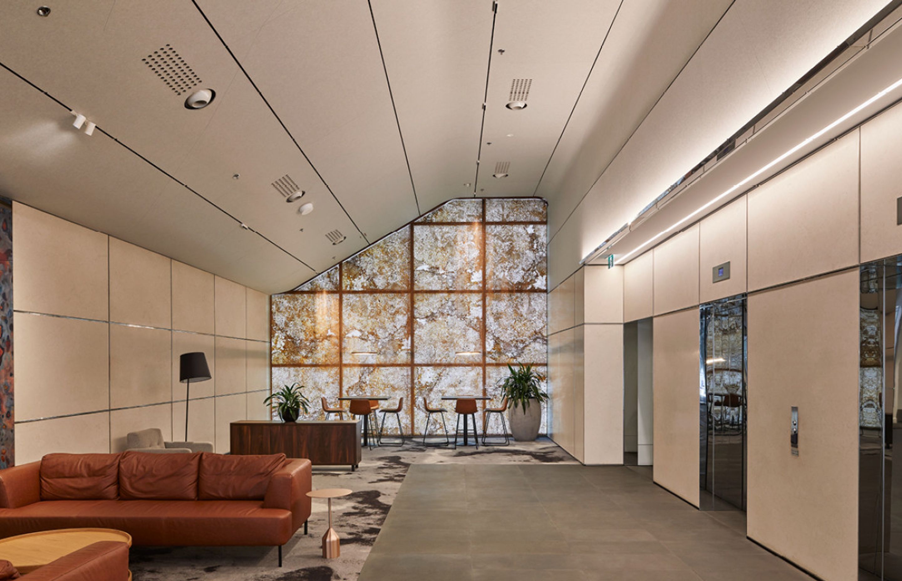 Acoustic Solution For Westralia Plaza's Bustling Lobby