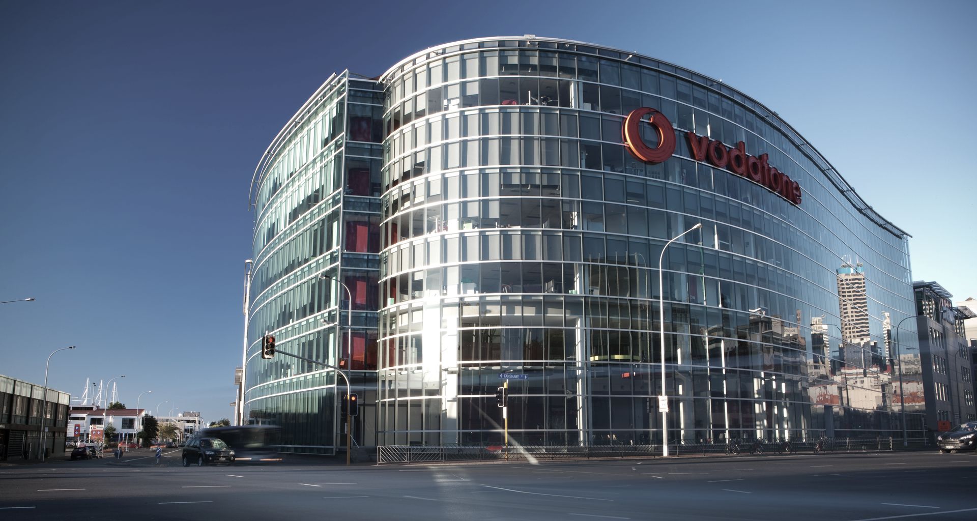 Vodafone - Auckland's Viaduct banner