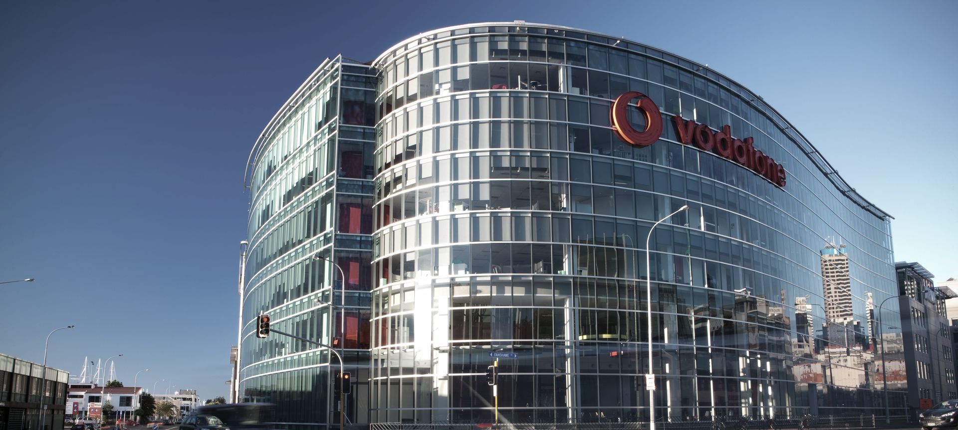 Vodafone - Auckland's Viaduct banner
