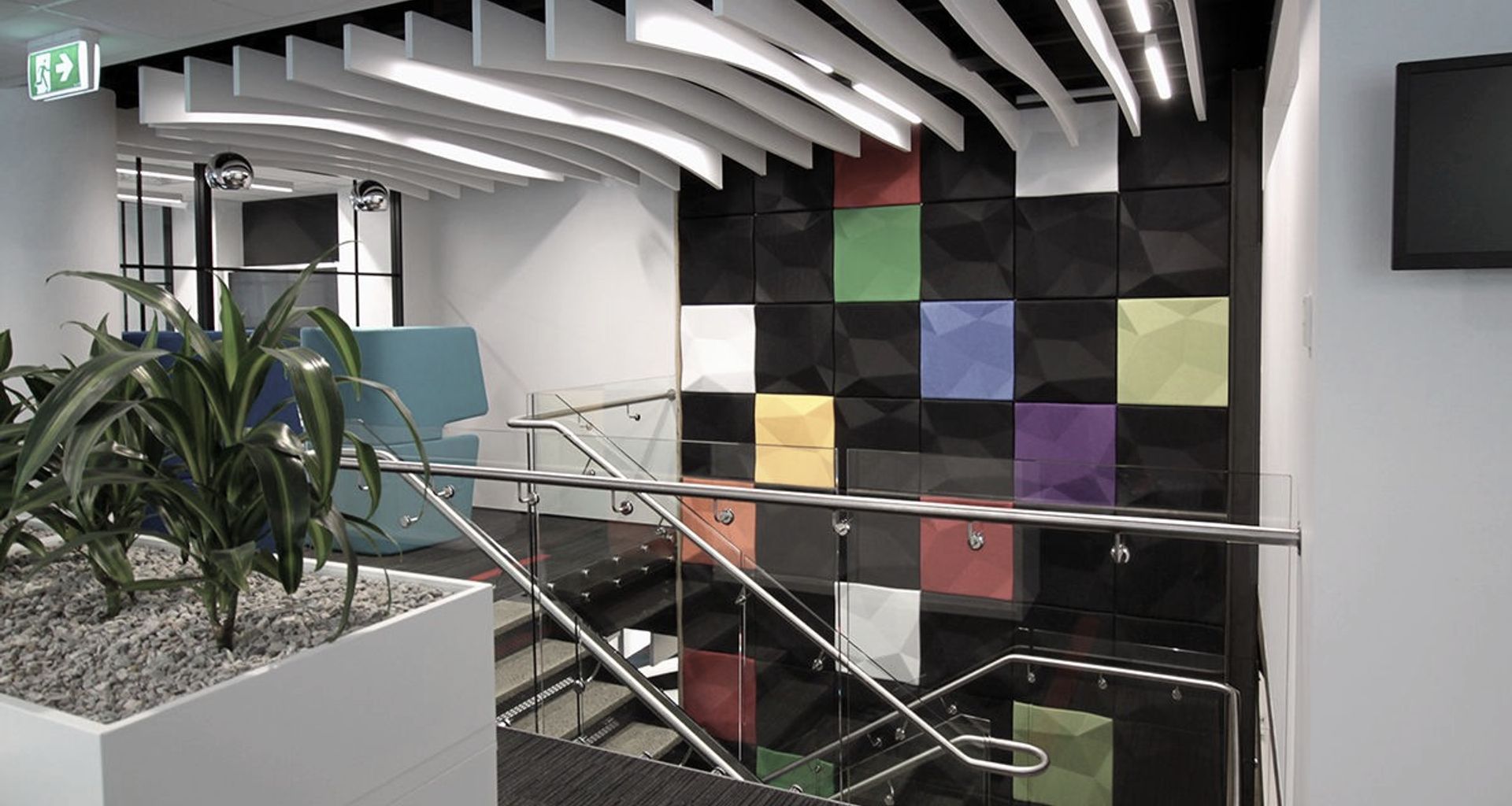 Focus 3D Stairwell - RICOH banner
