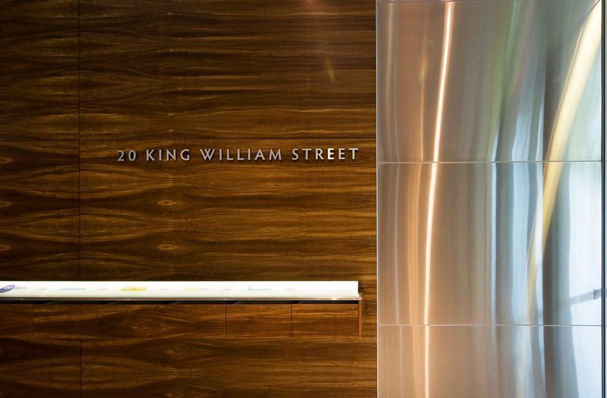 Lobby in King William Street