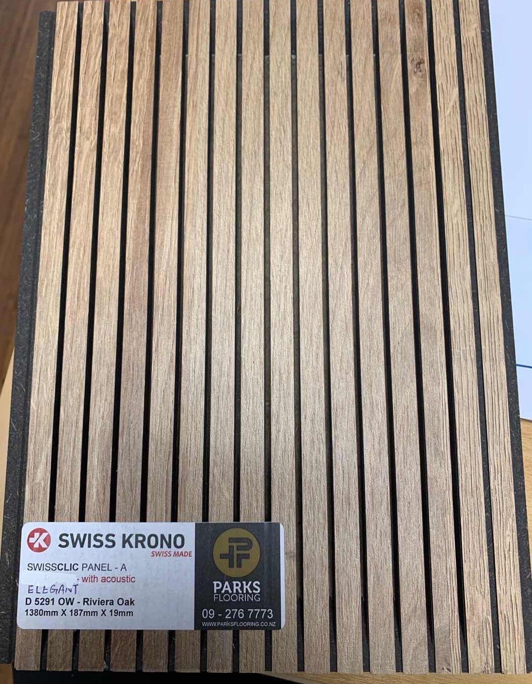 Swiss Krono - SwissClic Acoustic Panel for New Zealand Wine