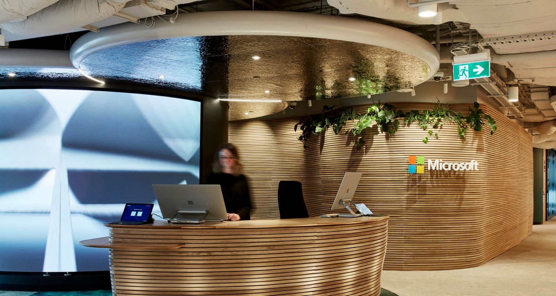 Microsoft HQ banner