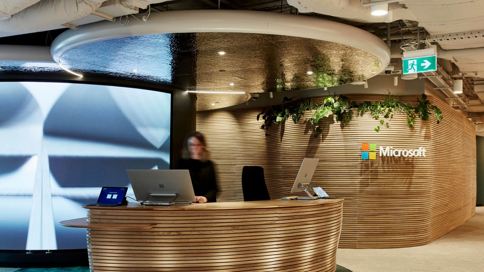 Microsoft HQ banner