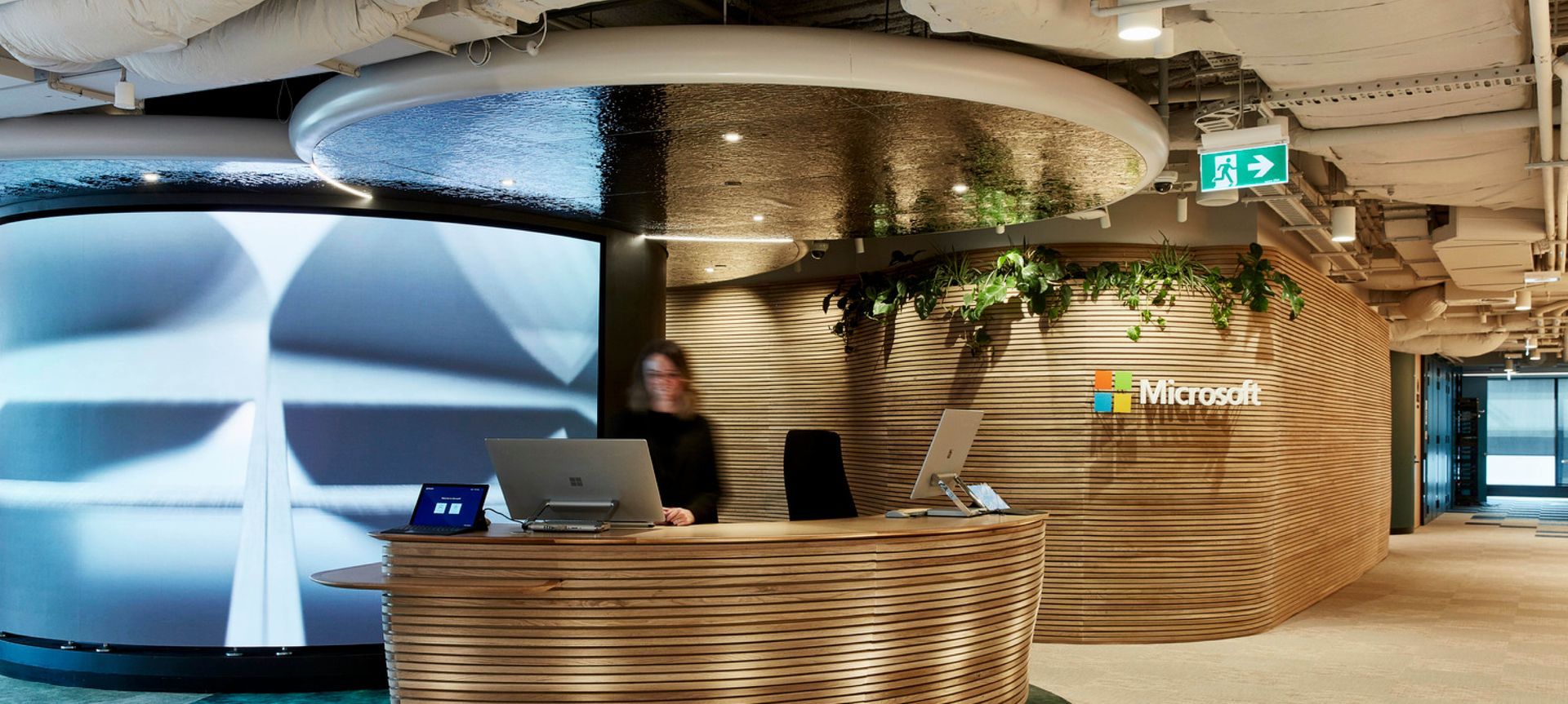 Microsoft HQ banner