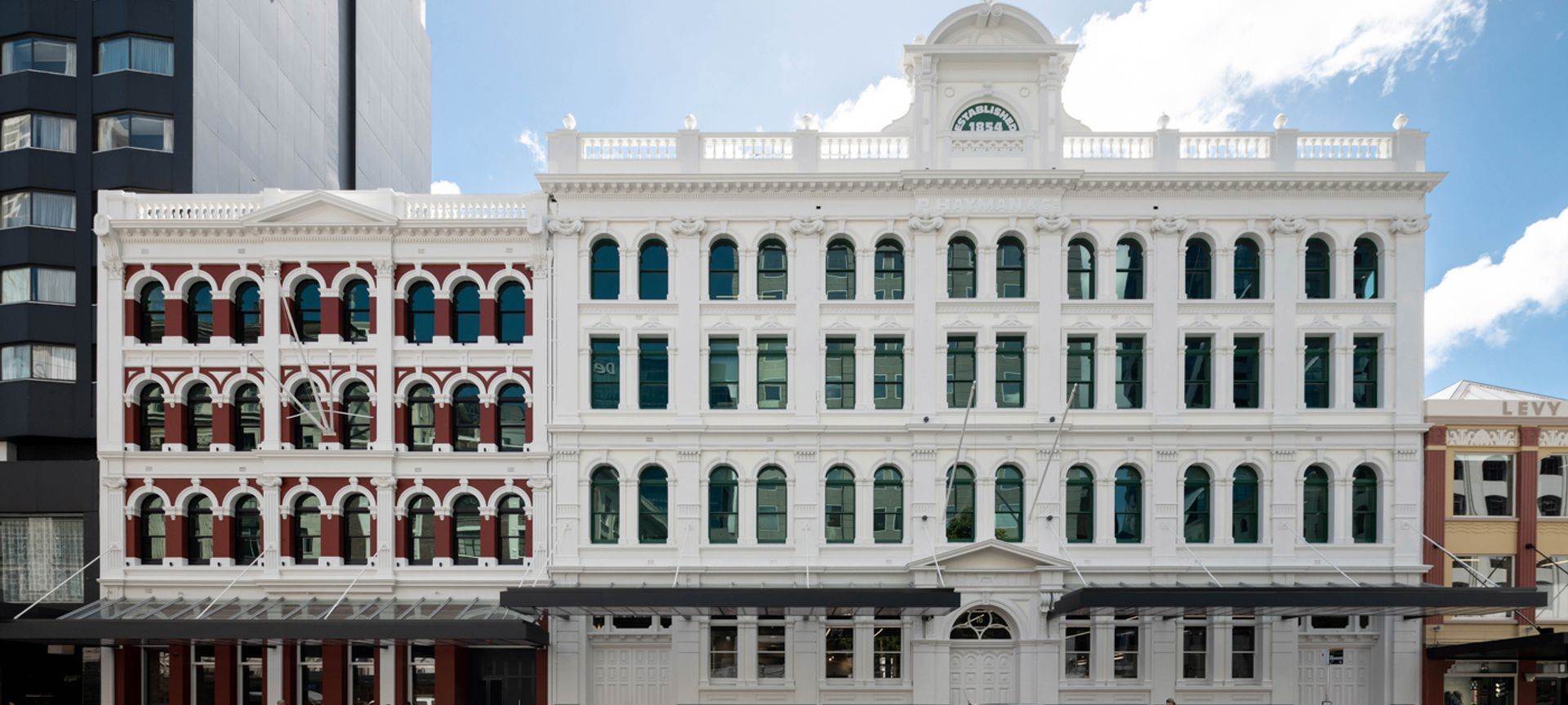 The Hayman Cronfeld Building banner