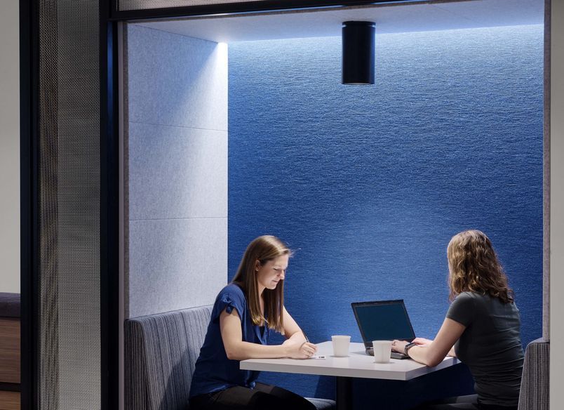 Office Space features Wire Mesh Partitions