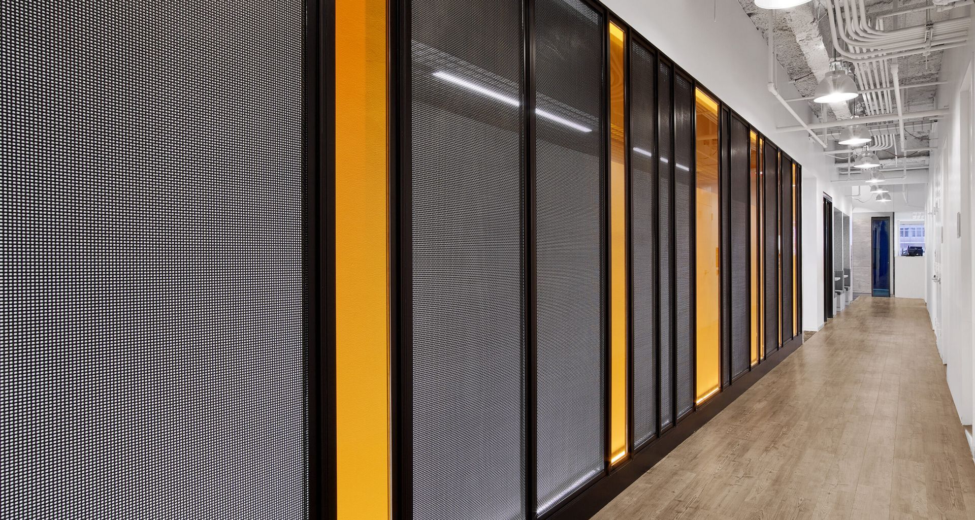 Office Space features Wire Mesh Partitions banner