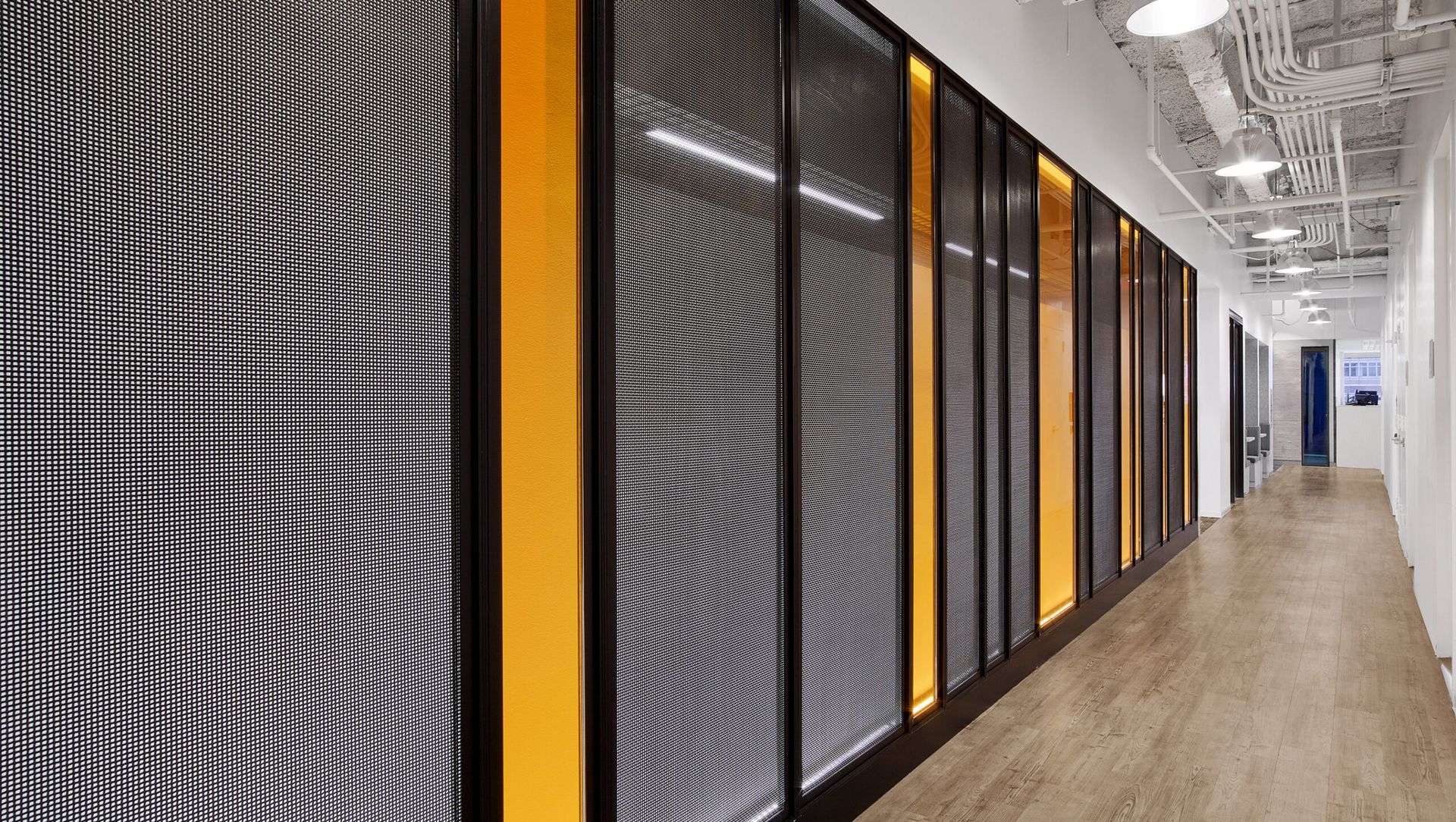 Office Space features Wire Mesh Partitions banner