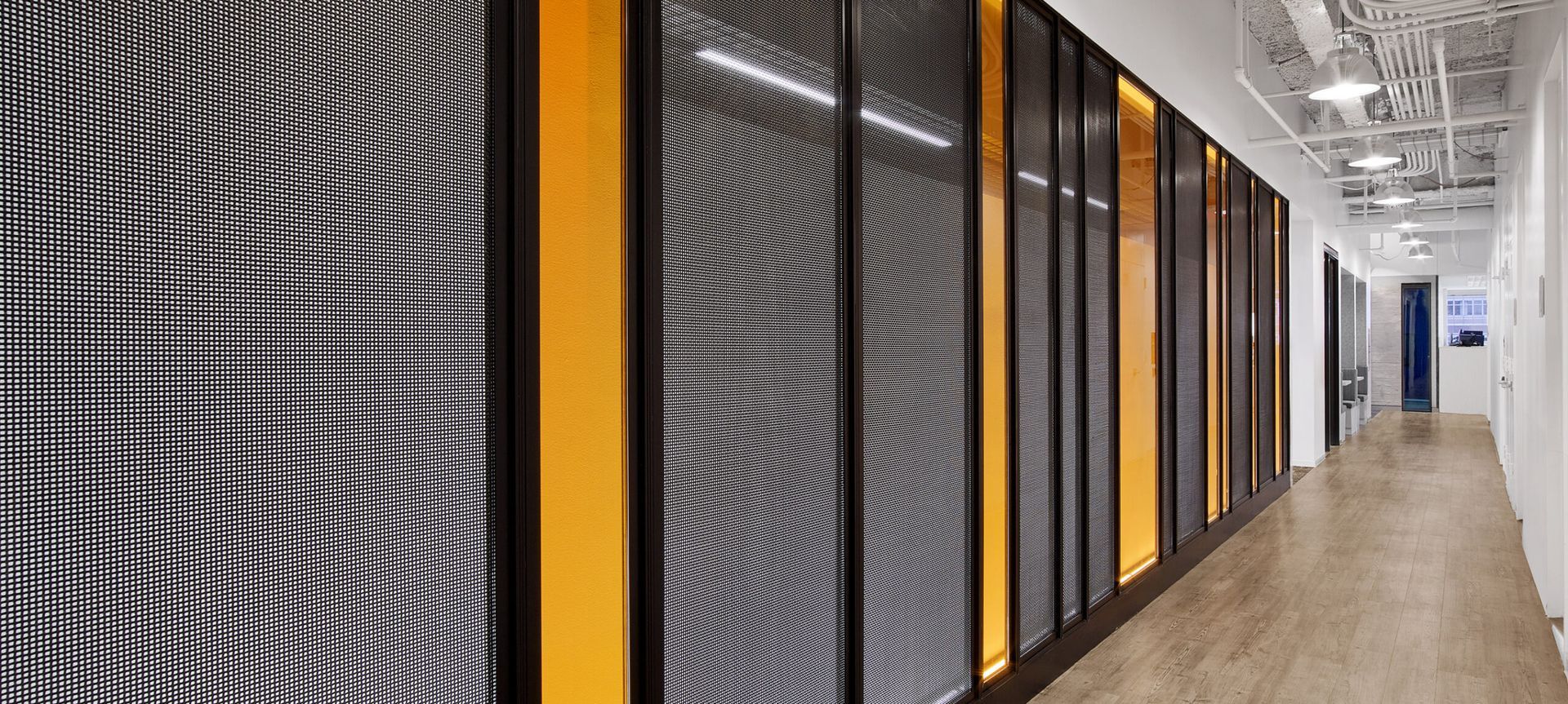 Office Space features Wire Mesh Partitions banner