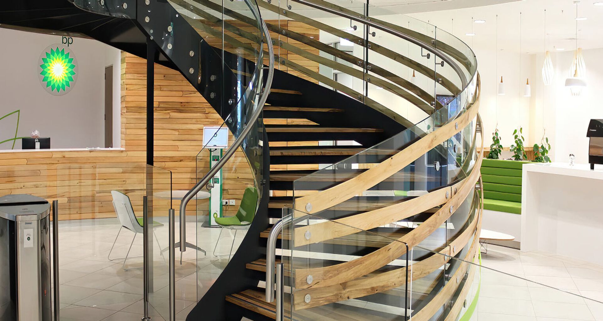 BP Head Office – Auckland NZ – Curved Staircase Design banner