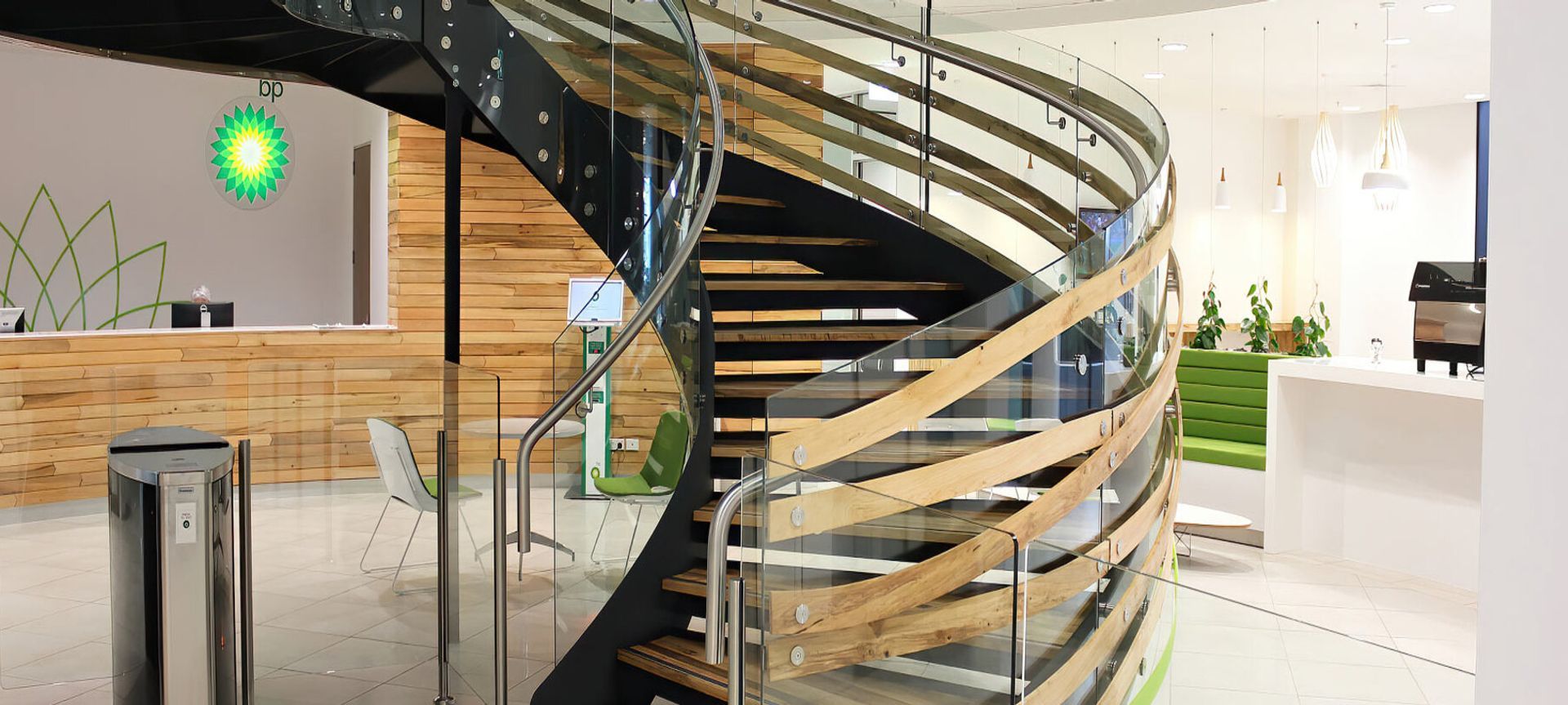 BP Head Office – Auckland NZ – Curved Staircase Design banner