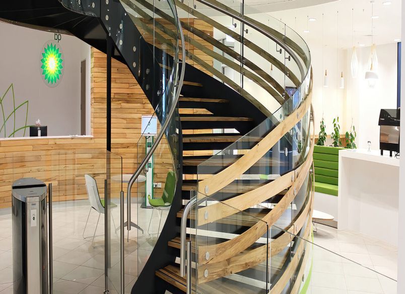 BP Head Office – Auckland NZ – Curved Staircase Design