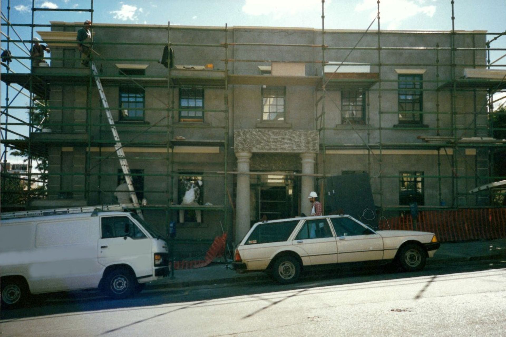 Applying Finishes. Photography: Hawksley Developments