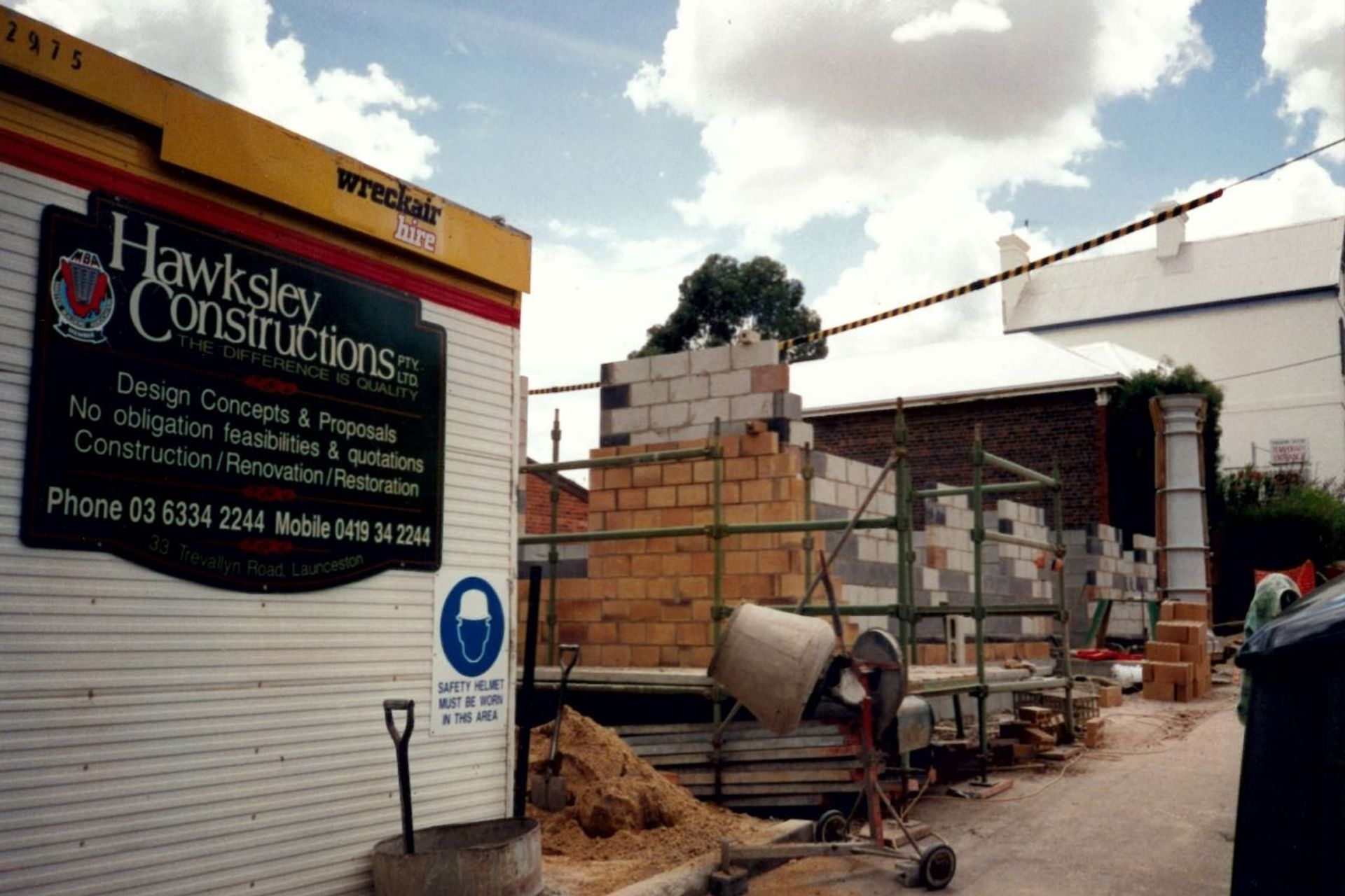 Construction Commenced. Photography: Hawksley Developments