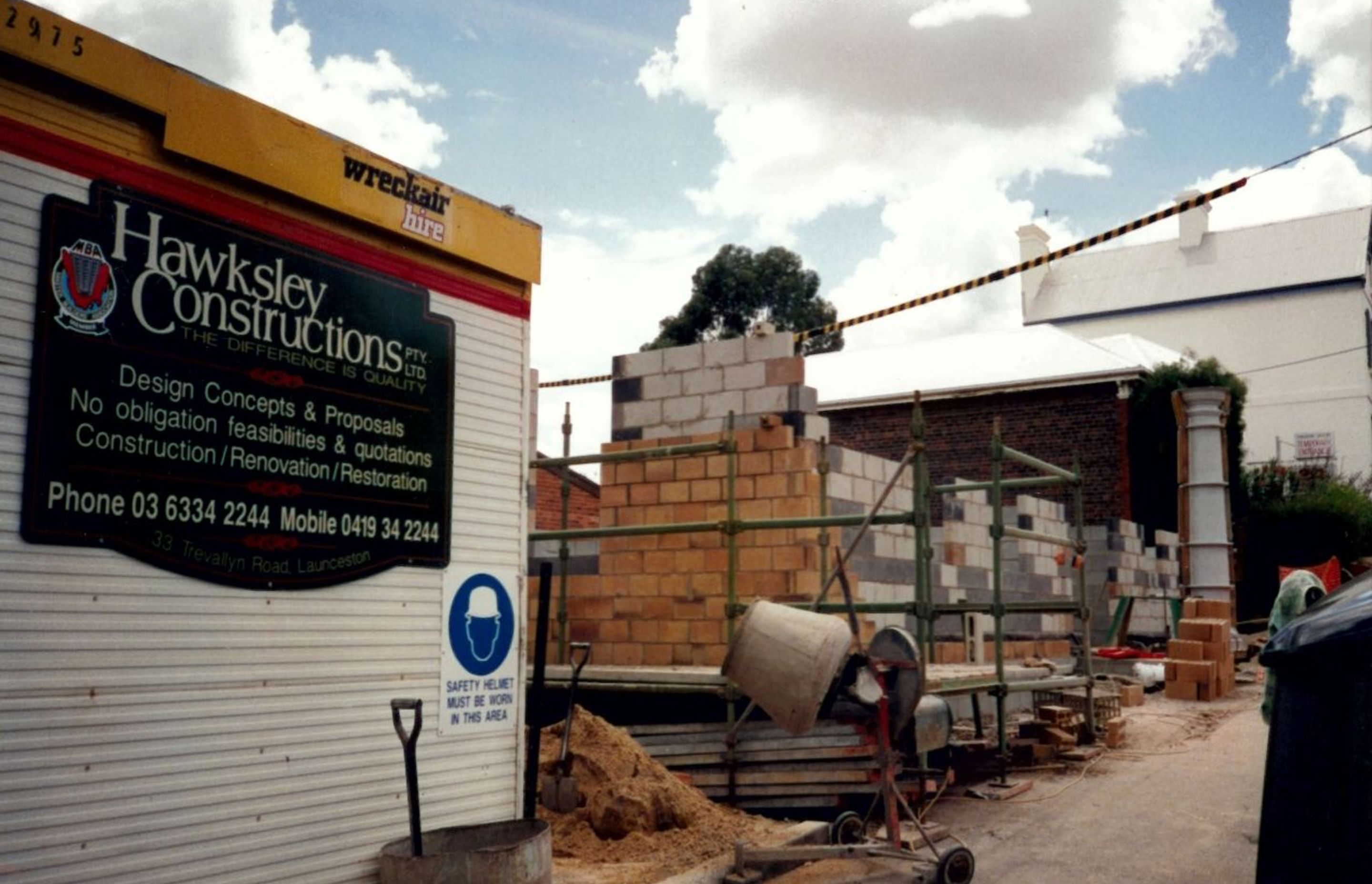 Construction Commenced. Photography: Hawksley Developments