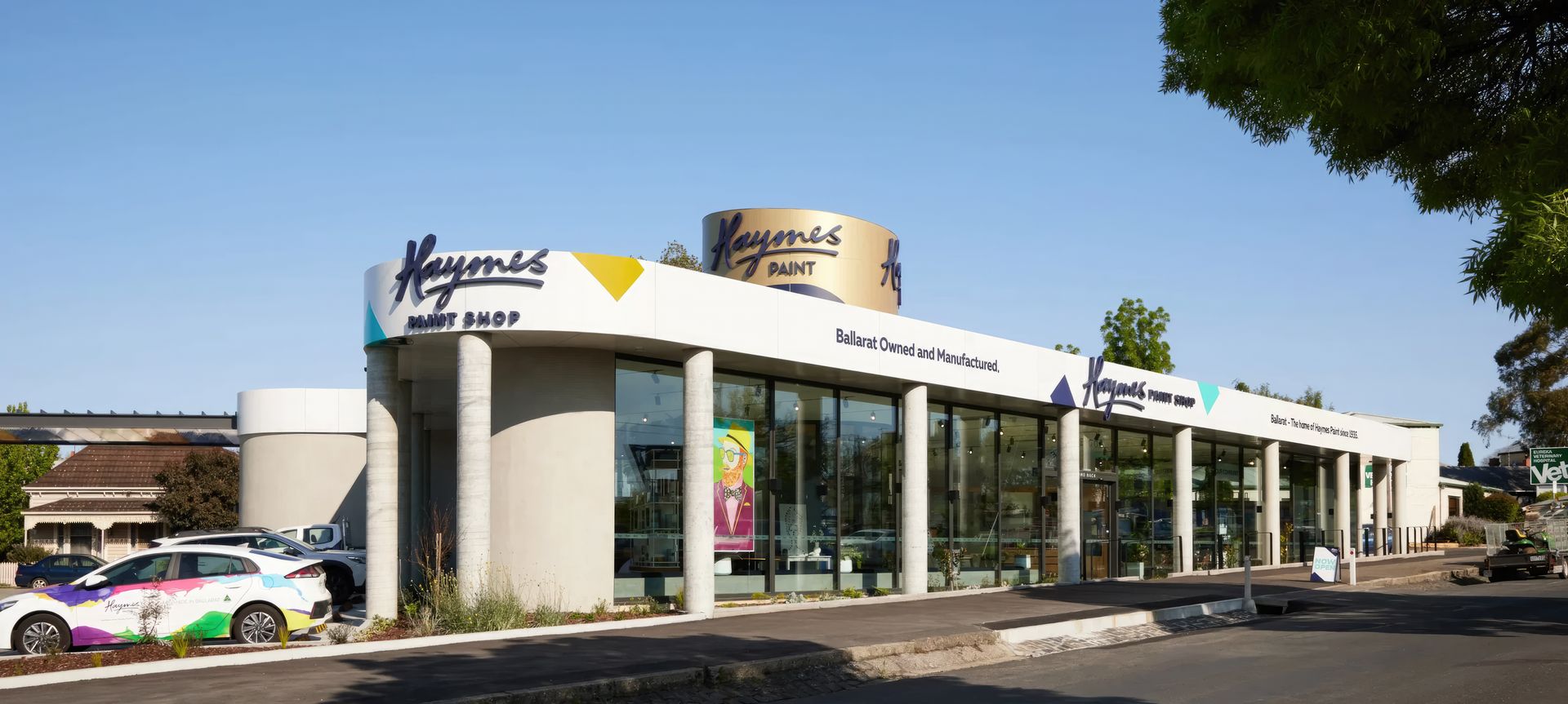 Haymes Paint, Ballarat banner