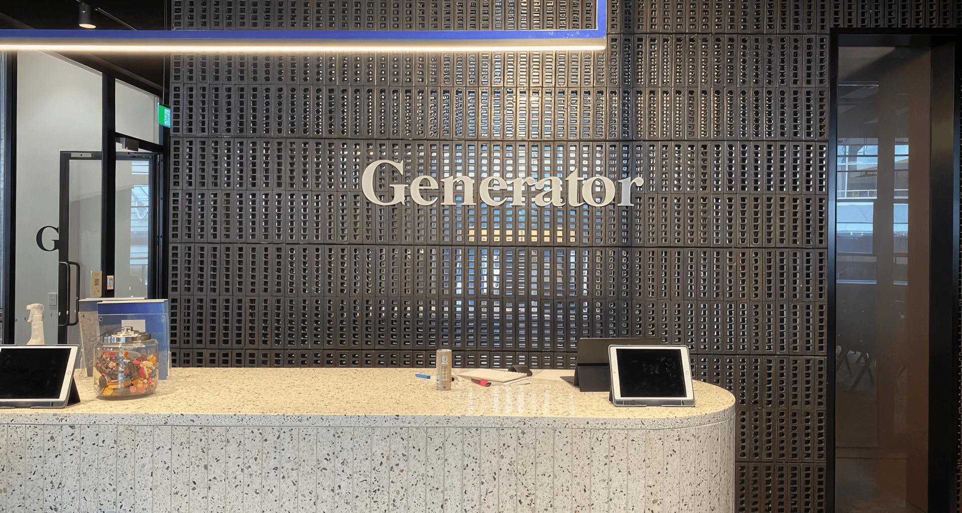 Generator 20 Waring Taylor Street banner