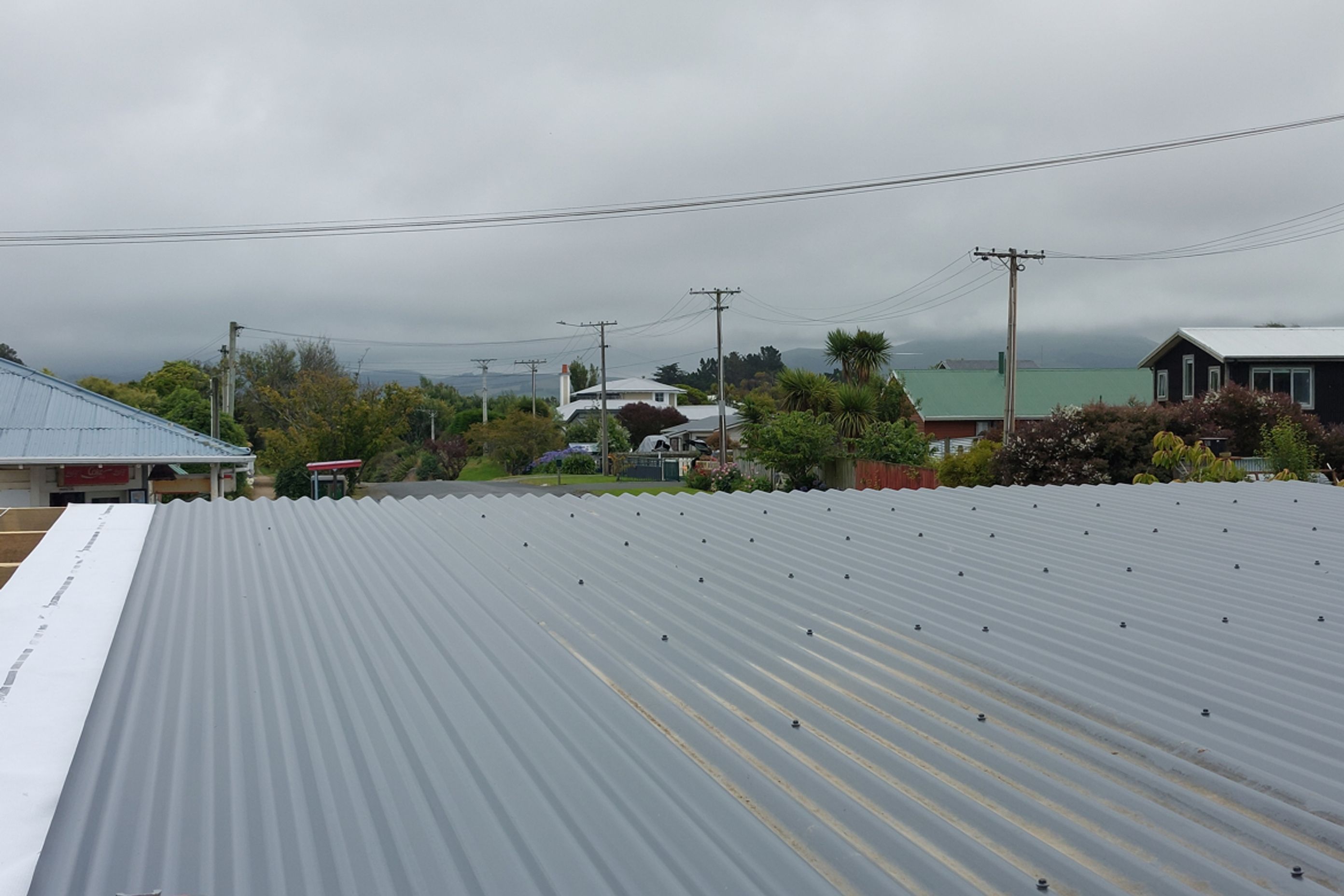 New sheets being applied before the weather turns...