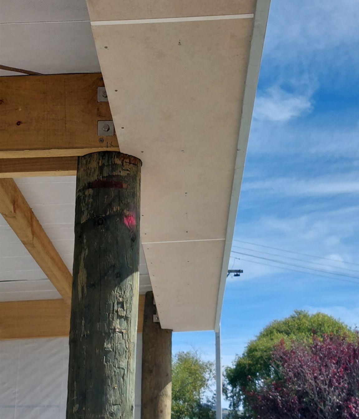 Soffit completed