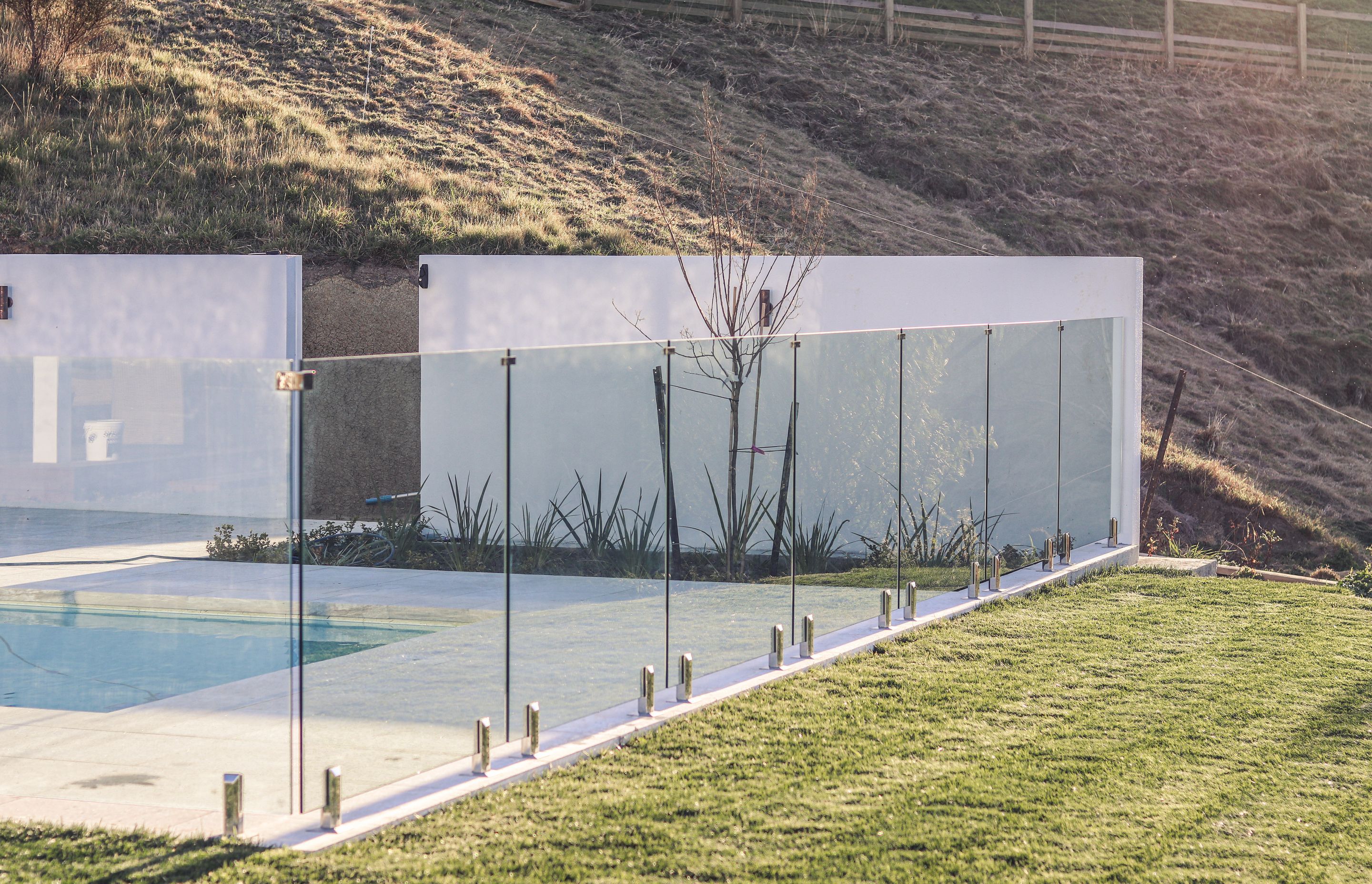 Glass Pool Fencing With Ocean Beach Views