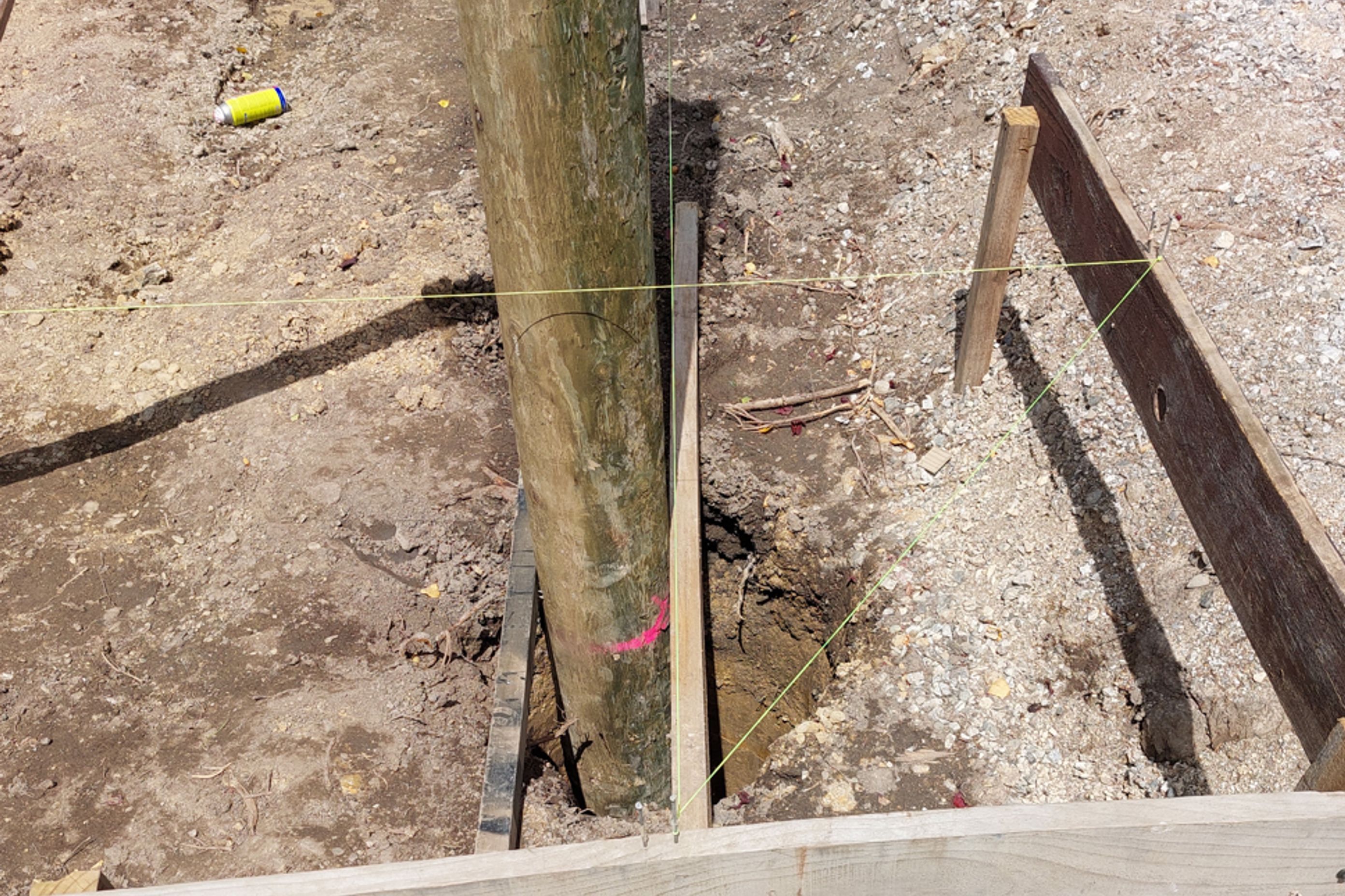 Ensuring the holes are deep enough