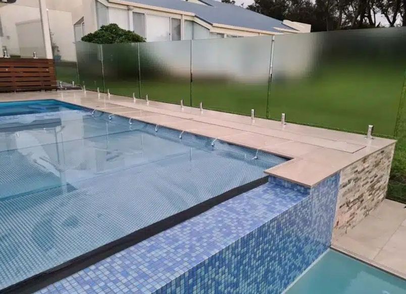 Infinity Edge Pool and Concealed Pool Cover