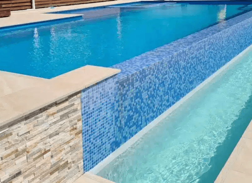 Infinity Edge Pool and Concealed Pool Cover