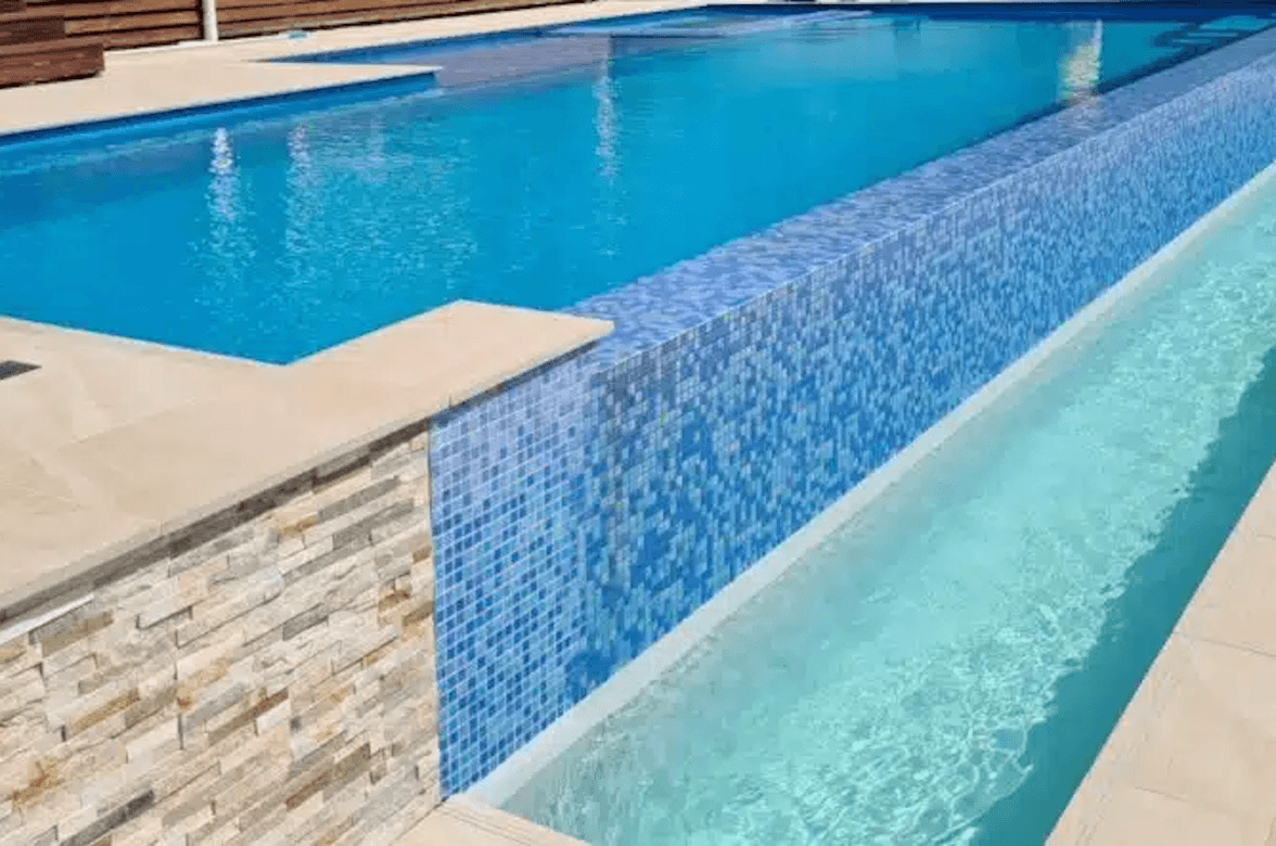 Infinity Edge Pool and Concealed Pool Cover