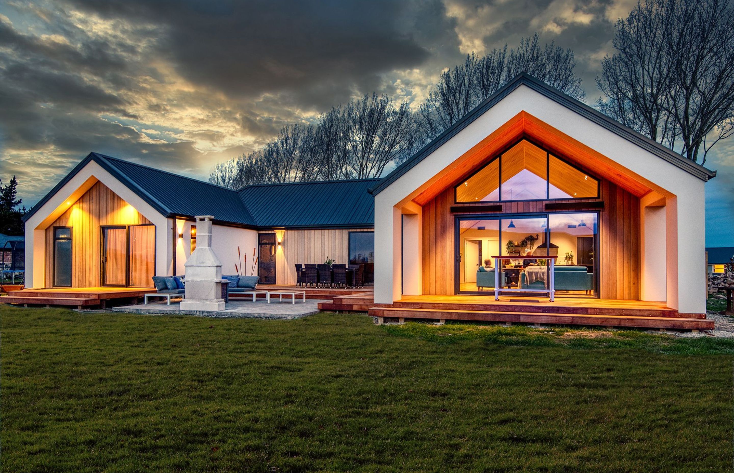 Pavilion Home, Cedar Cladding