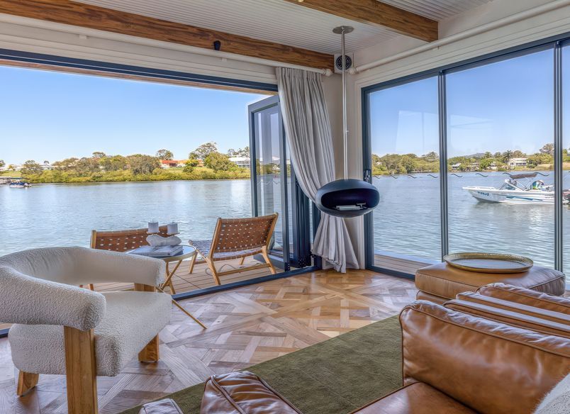 Set Sail on the French Martini Houseboat, QLD