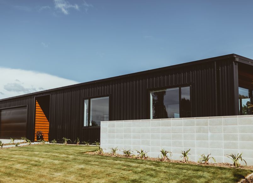 Cedar & Black Colorsteel Family Home