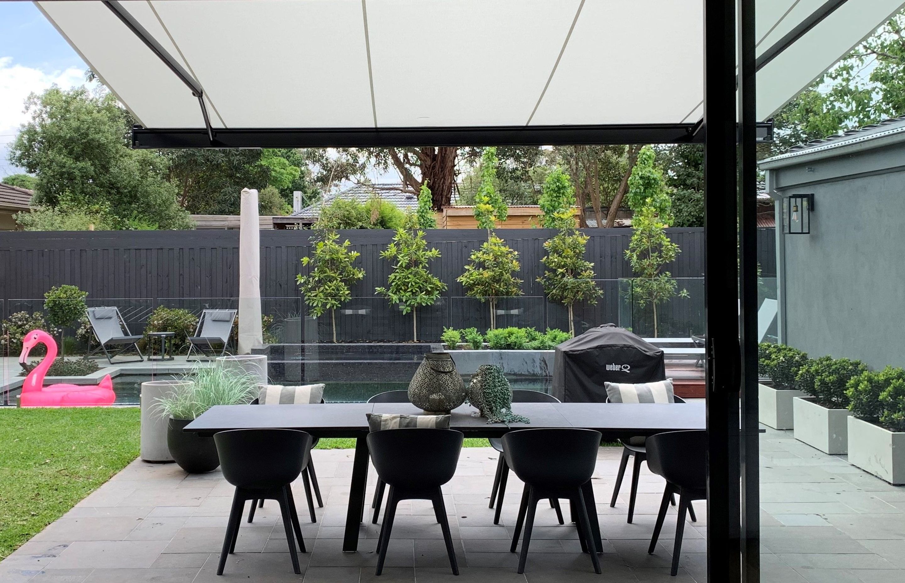 Waverley Rd - markilux 3300 - folding arm awning