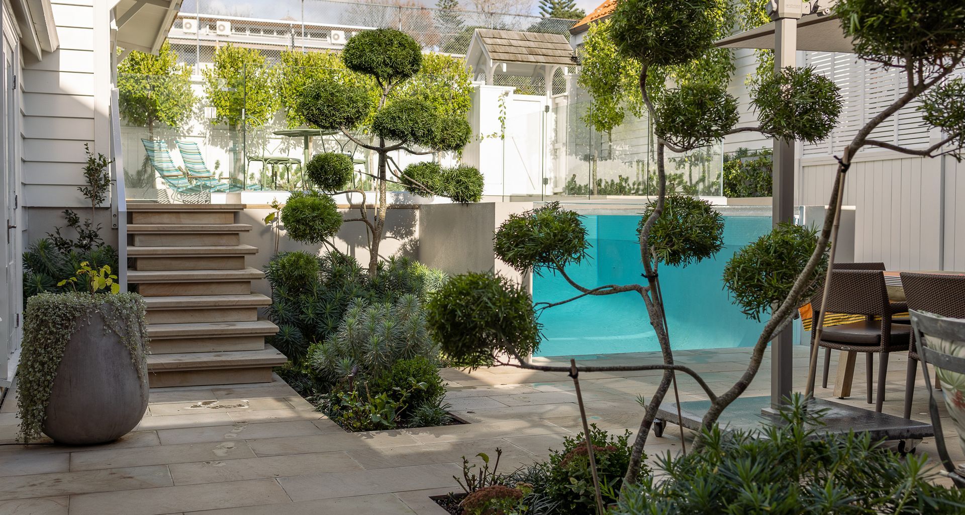 St Marys Bay Courtyard banner