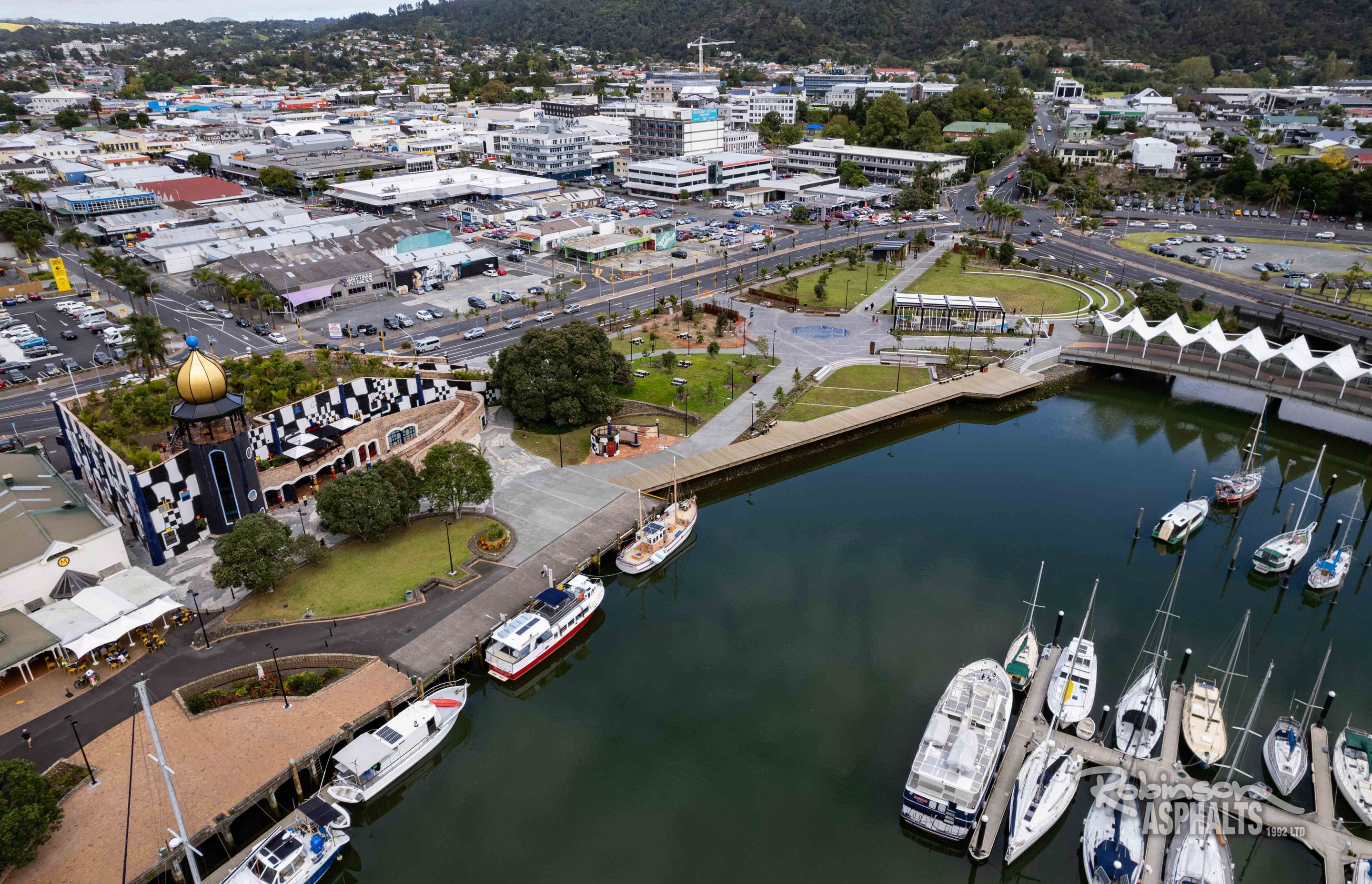 Pūtahi Park Upgrade Whangarei  birds eye view