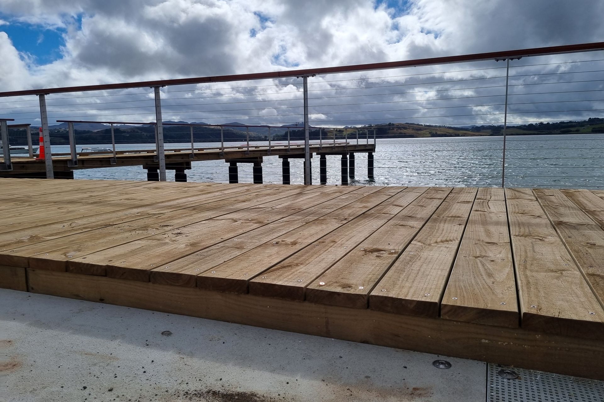 Structural strength required for waterfront redevelopment at Mangonui